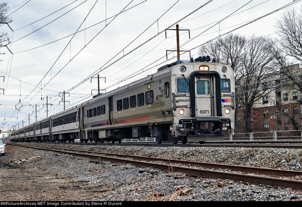 NJT 6071 on train 7240